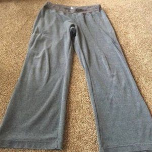 NYL grey velour casual pants PL
